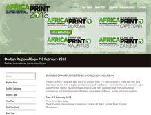 Tablet Screenshot of africaprintexpo.com